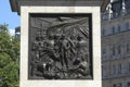 NelsonÃ¢â¬â¢s Column details in Trafalgar Square, London, England